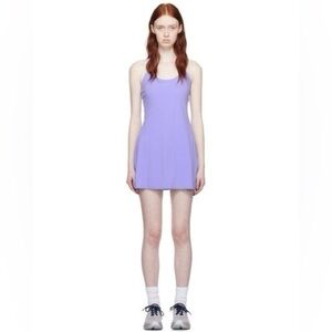 Outdoor Voices The Exercise Dress Size L NWT in Grape Bloom Built in Shorts